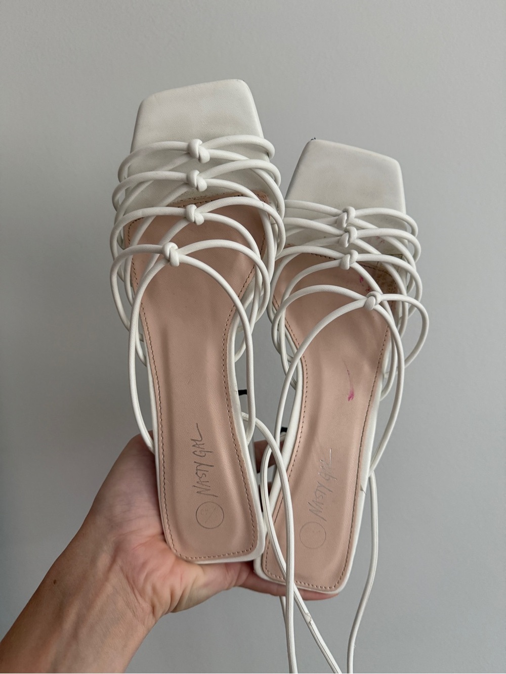 Nasty Gal Knotted Tie Heels - Picture 3 of 6